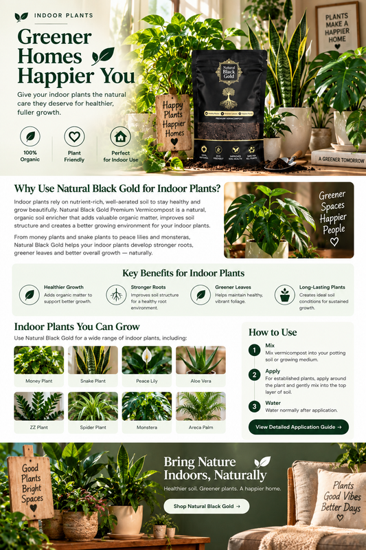 Grow Indoor with NATURAL BLACK GOLD
